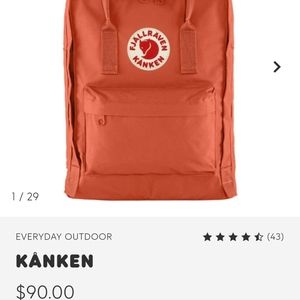 Fjallraven kanken , brand new back packs. Full size